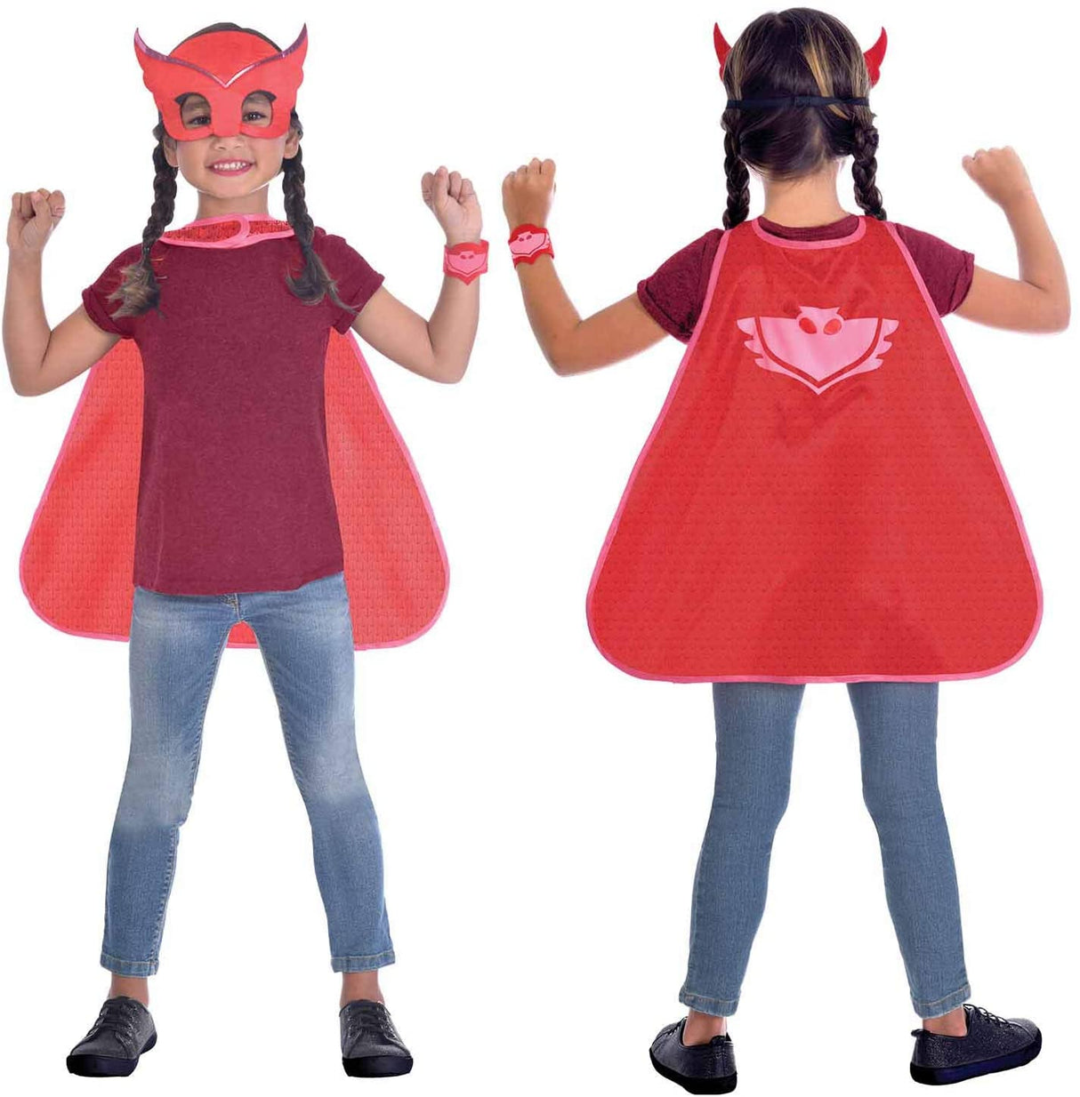 PJ Masks Owlette Character Red Cape Set