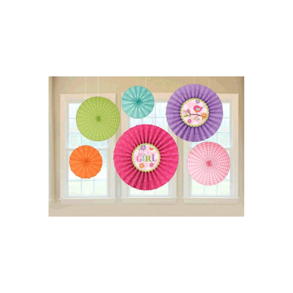 Decorative Tweet Baby Girl Paper Fan