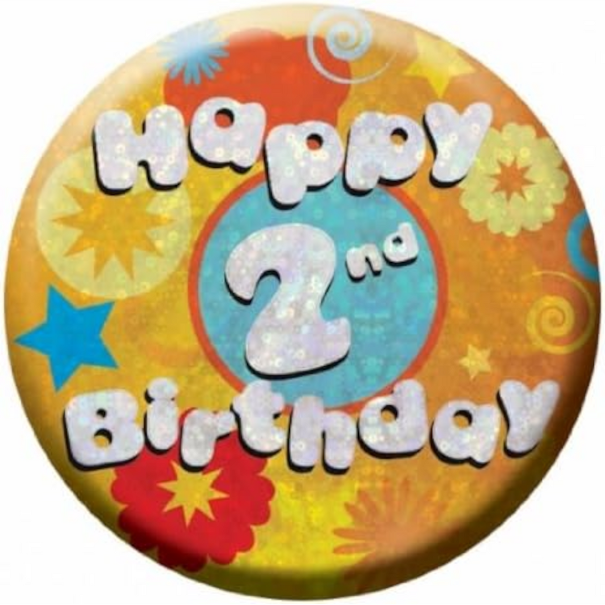 Happy 2nd Birthday Badge