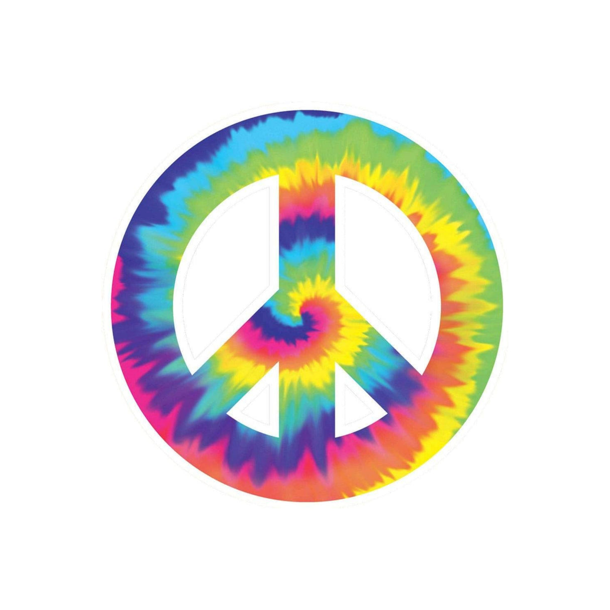 60's Feeling Groovy Peace Sign Cutout