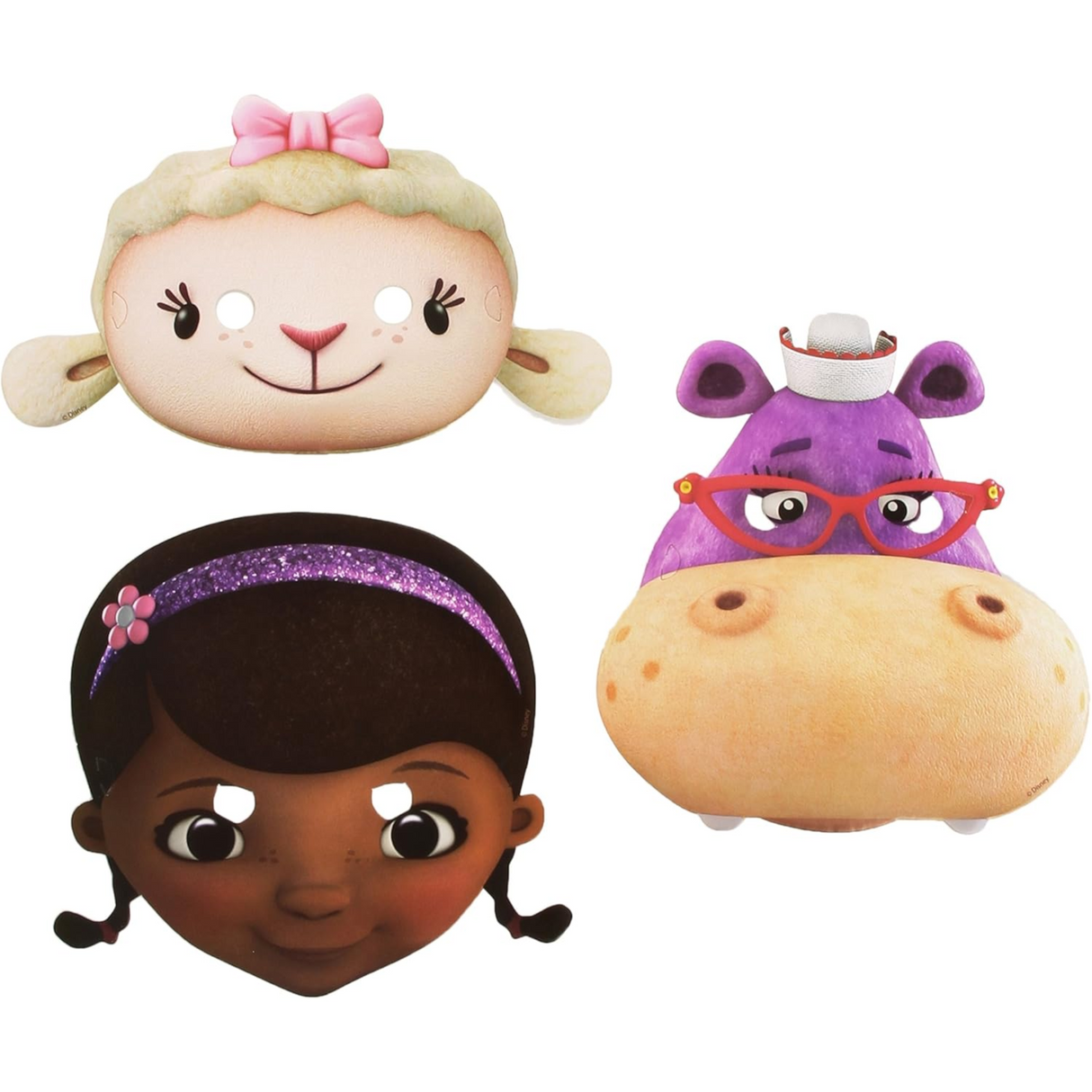 Doc McStuffins 6-Piece Face Masks Party Accessory