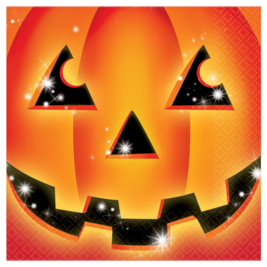 Perfect Pumpkins 16 Luncheon 2ply Napkin 33x33cm Halloween
