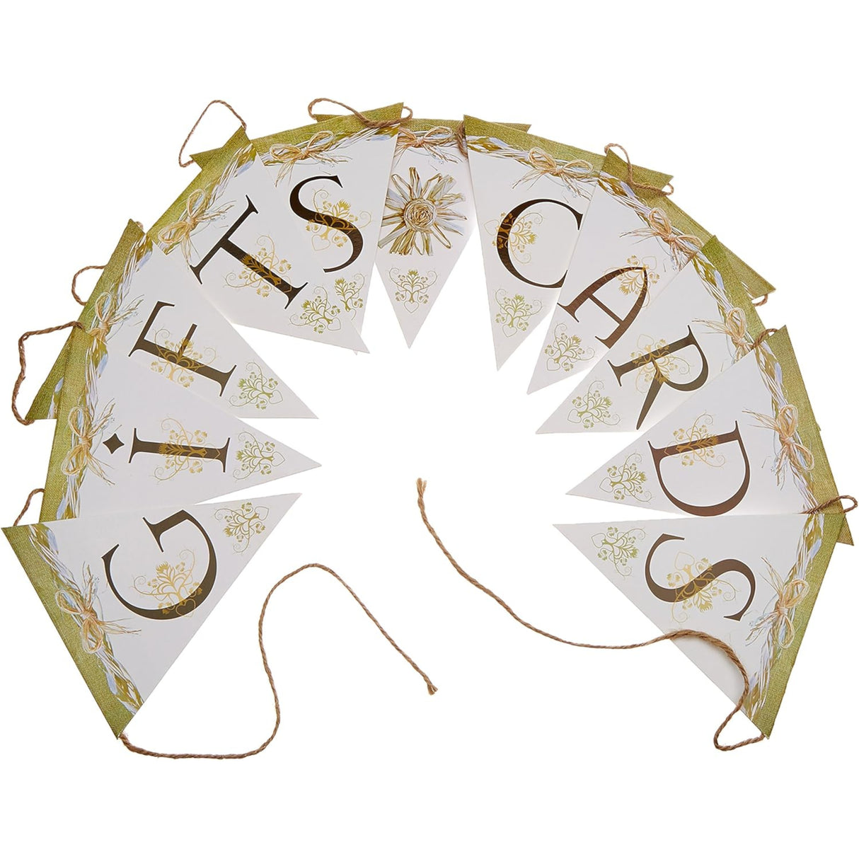 Rustic Wedding Gift Cards Pennant Banner 2.4m