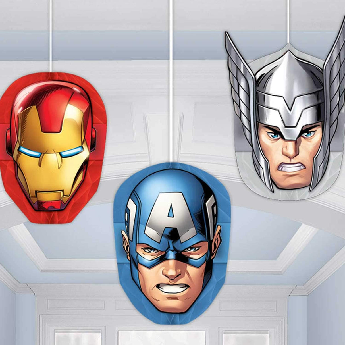 Marvel Avengers Assemble Honeycomb Decorations