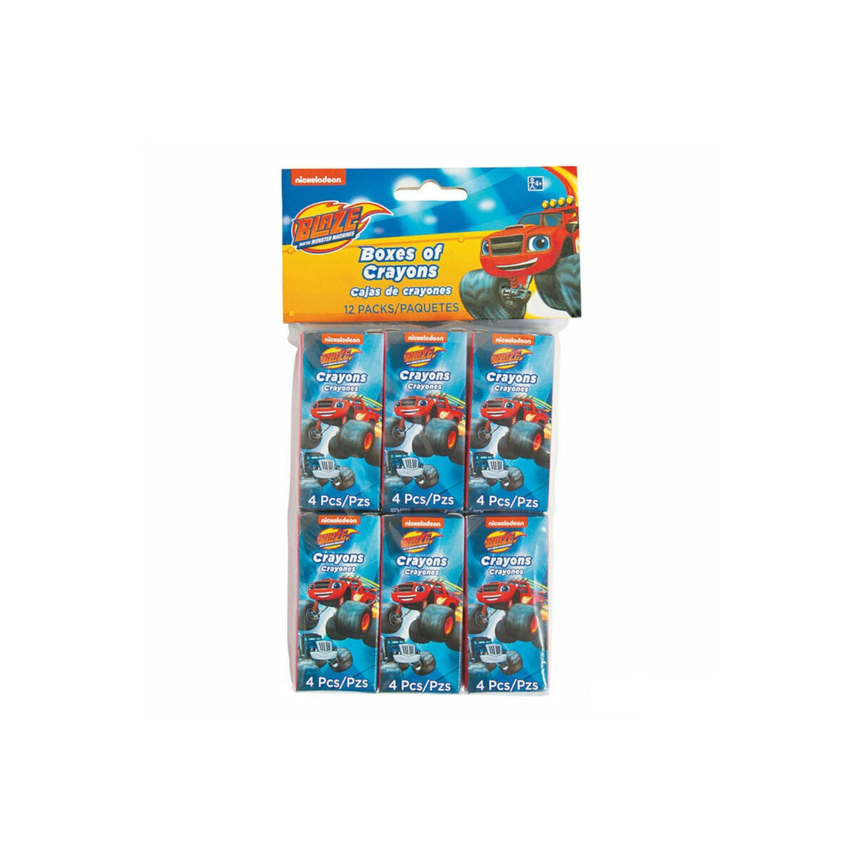 Nickelodeon Blaze And The Monster Machines Boxes of Crayons 12pk