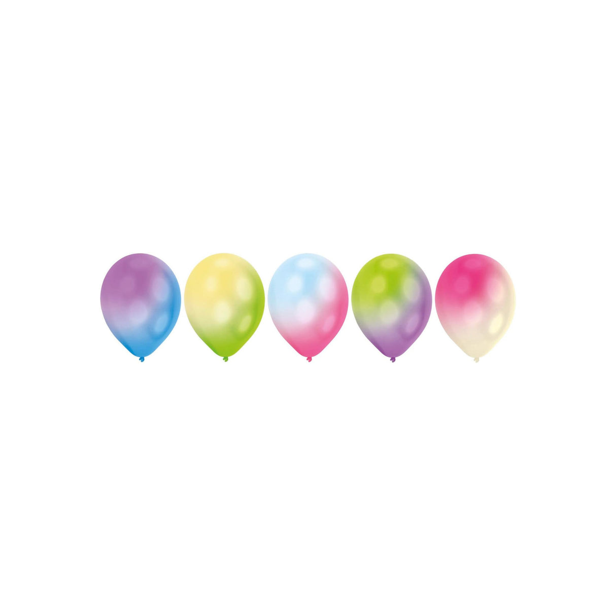 Latex Balloon Multicoloured 5 Pack