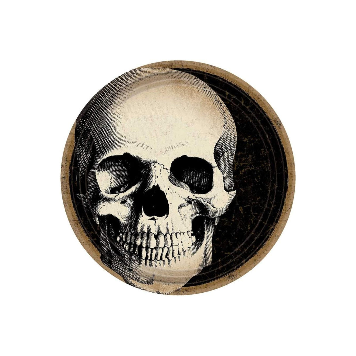 Skull Paper Plates 8 Pack