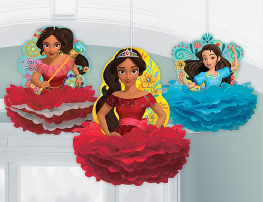 Disney Elena of Avalor Fluffy Decorations 3pcs