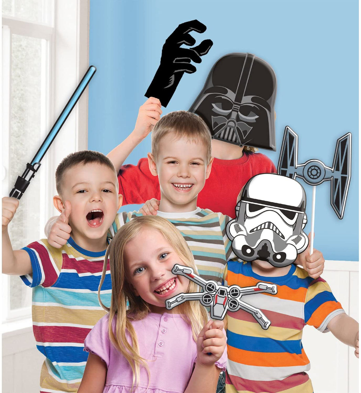 Disney Star Wars Photo Booth Kit Fun Props & Background