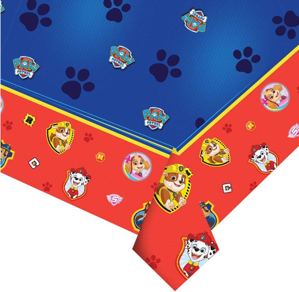 Paw Patrol Plastic Party Table Cover 1.80mx1.20m