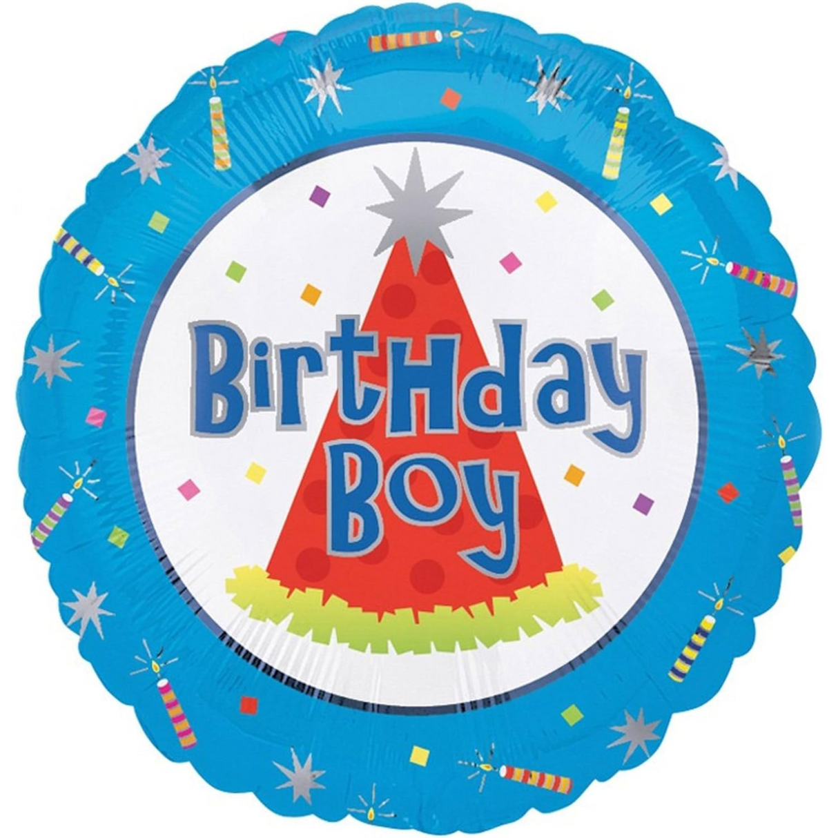 Birthday Boy Foil Balloon 17in (43cm)