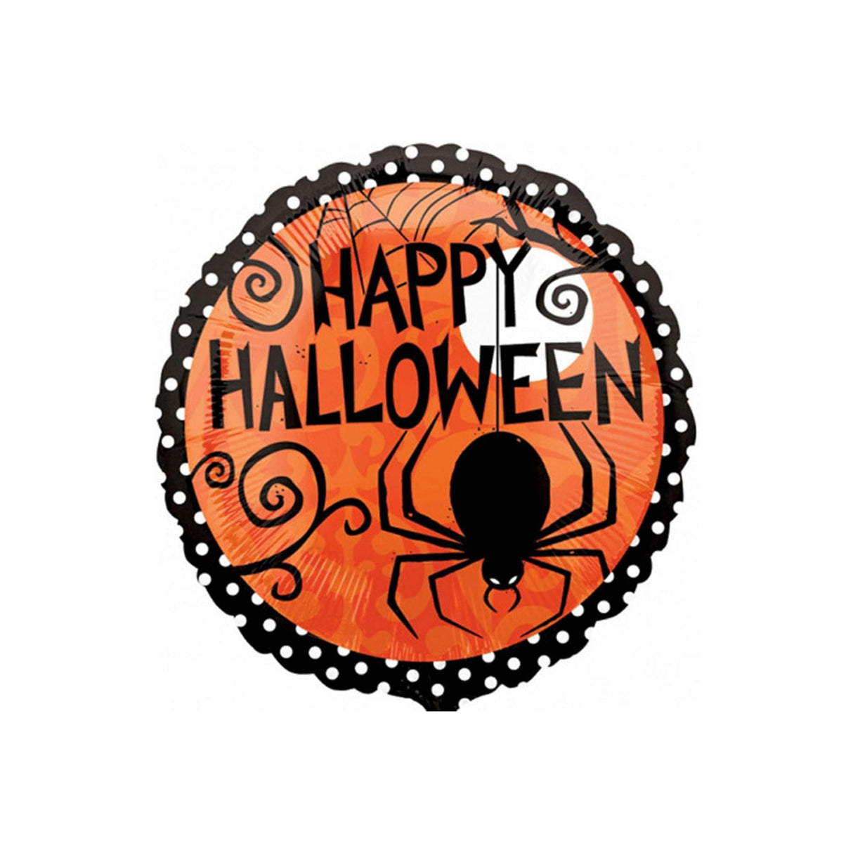 Happy Halloween Spider Web Foil Balloon 1 Pack