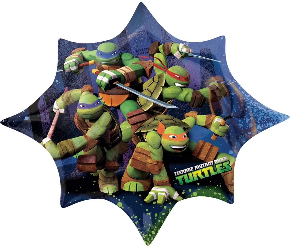 TMNT Teenage Mutant Ninja Turtles Supershape Foil Balloon – 35x29" (88x73cm)