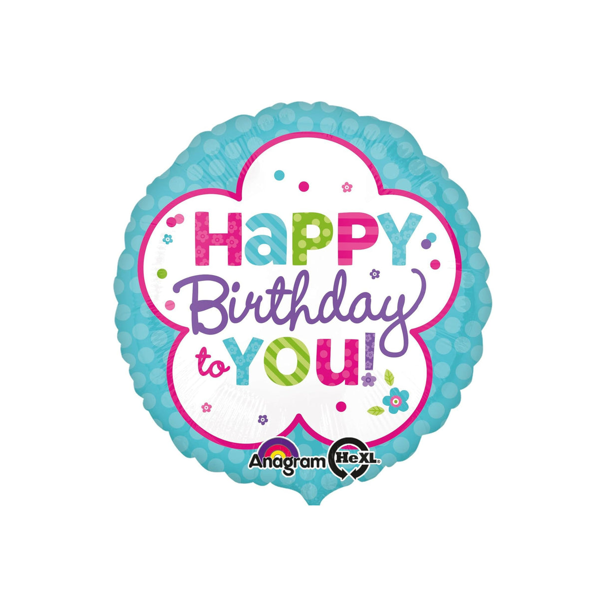 Happy Birthday To You Foil Balloon 17in (43cm)