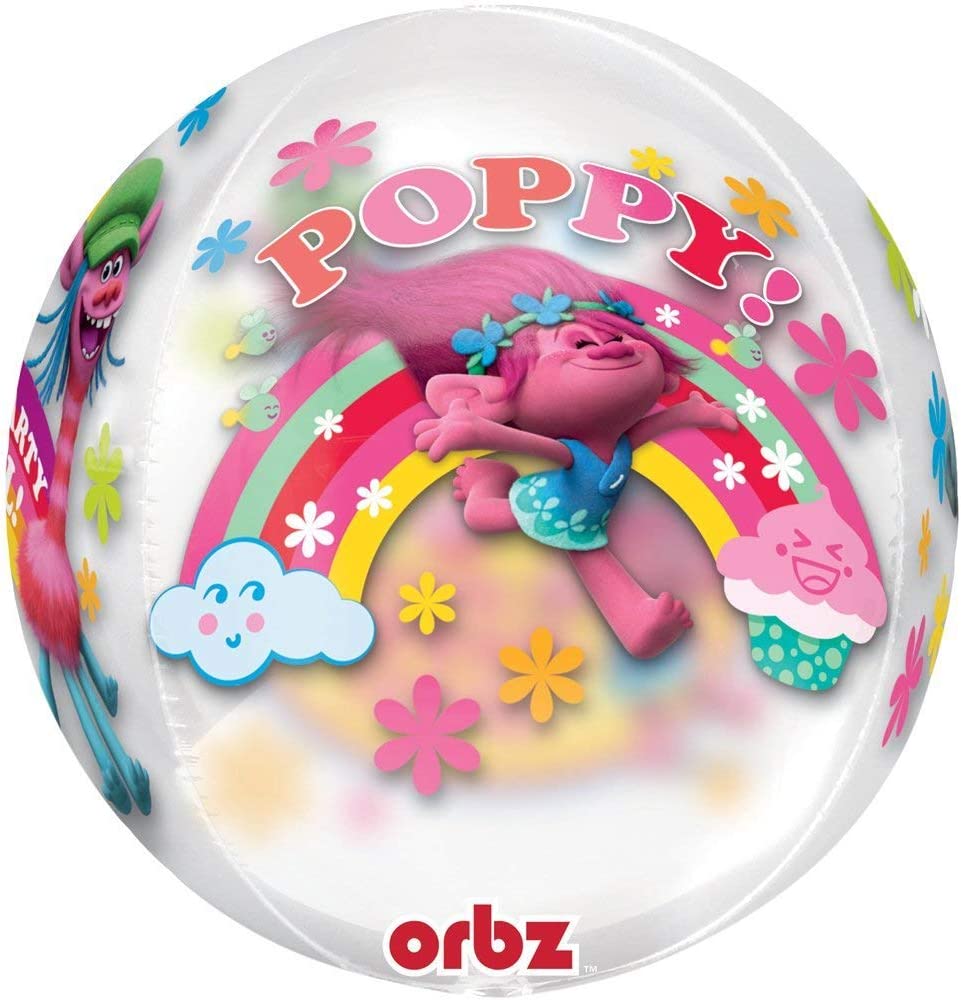 Trolls Poppy See-Thru Balloon 38x40cm