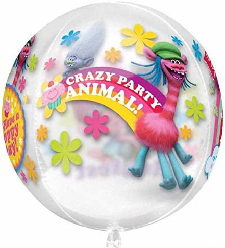 Trolls Poppy See-Thru Balloon 38x40cm