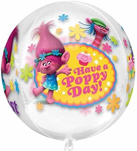 Trolls Poppy See-Thru Balloon 38x40cm