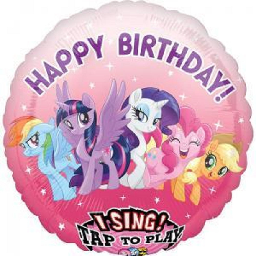 My Little Pony Happy Birthday Sing-a-Tune Balloon 28"
