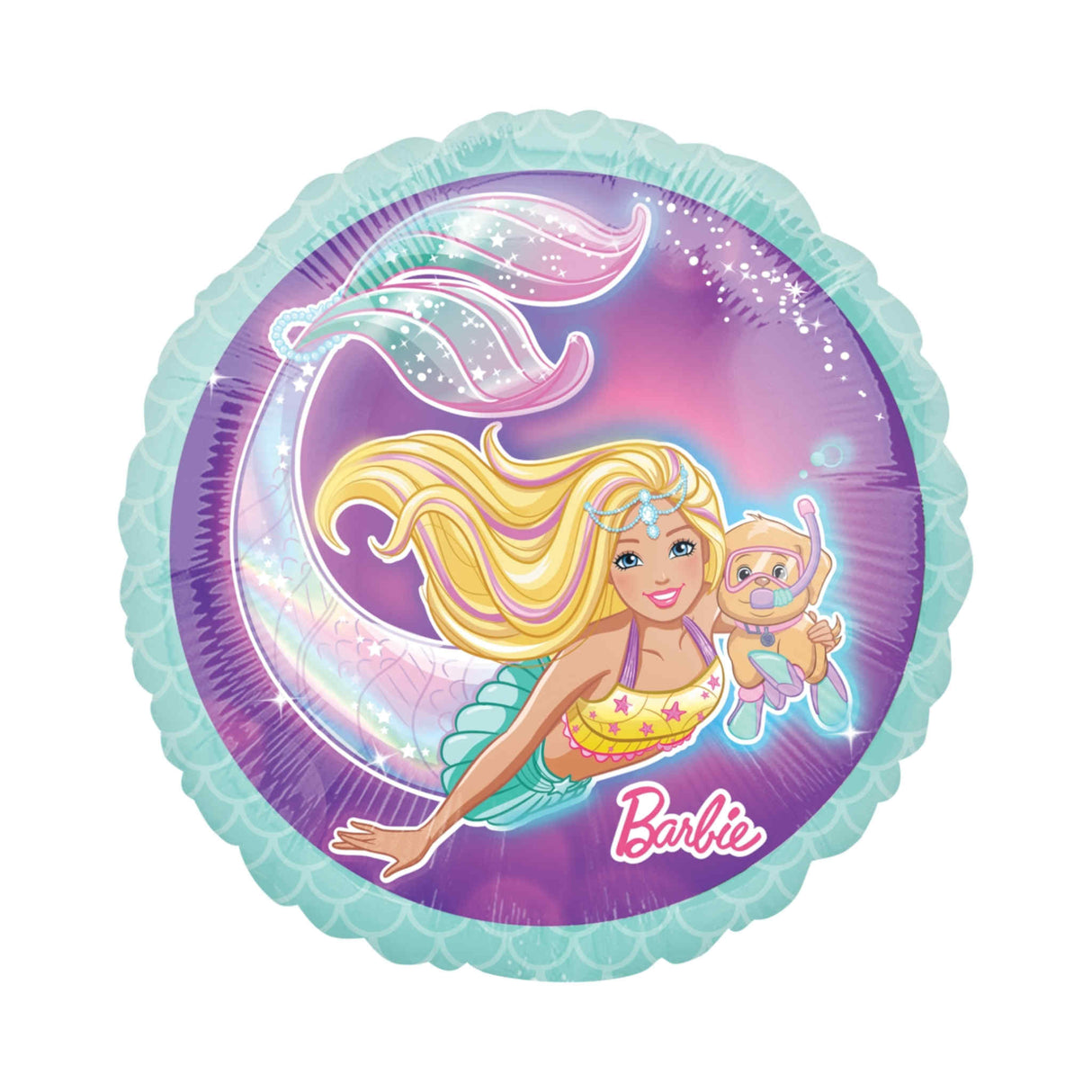 Barbie Mermaid Foil Balloon 17 inch