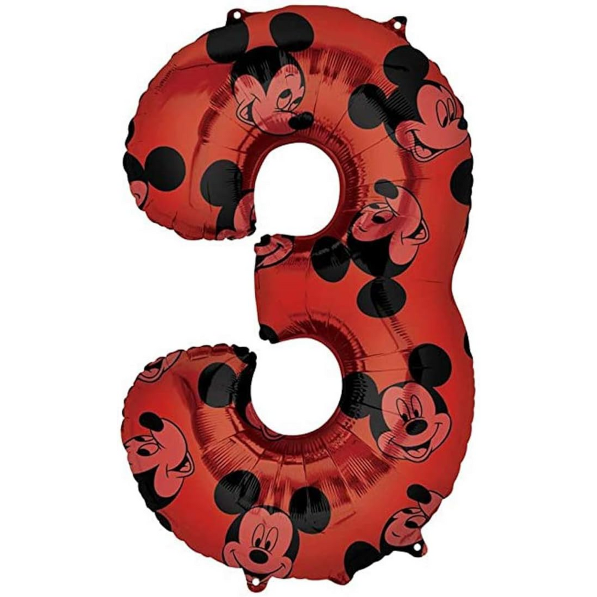 Disney Junior Mickey Mouse Supershape Number 3 Foil Balloon 26in