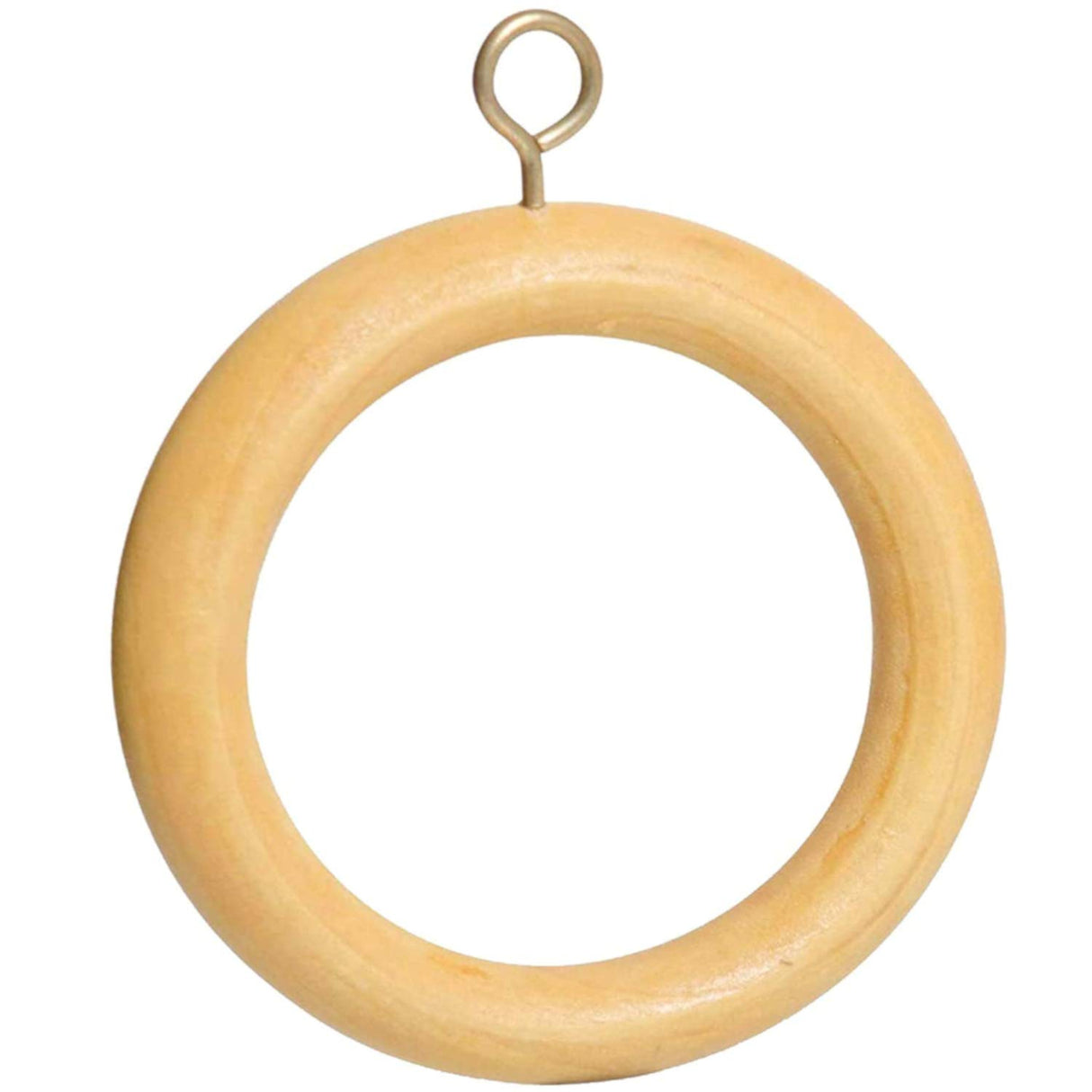 Wooden Curtain Pole Rings Pack of 6 Natural
