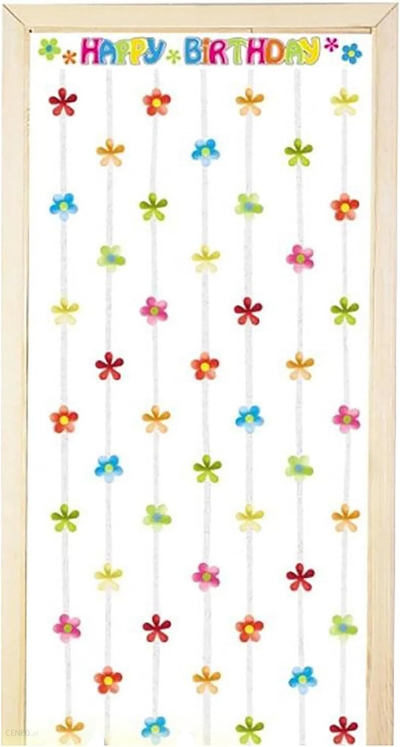 Happy Birthday Foil Doorway Curtain