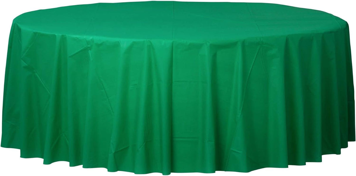 Plastic Round Table Cover 84inch