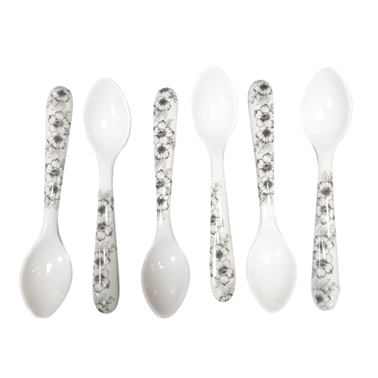 Melamine 7.5" Dessert Spoon 6 Pack