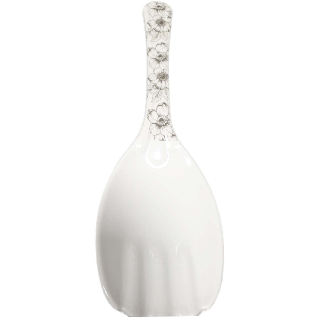 Melamine Serving Spoon Black Print