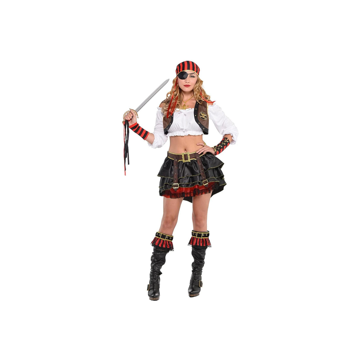 Pirate Swashbuckler Costume Kit for Adults