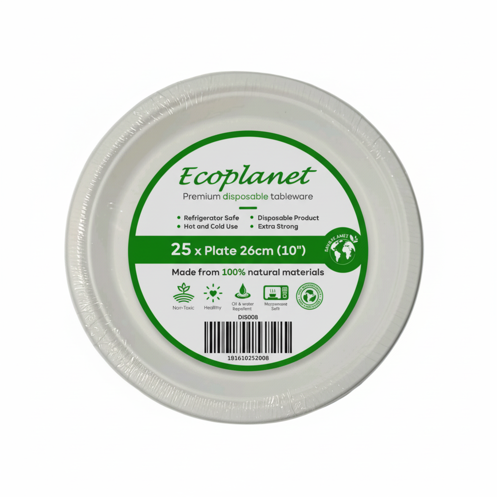 10" Disposable Plate 25 Pack