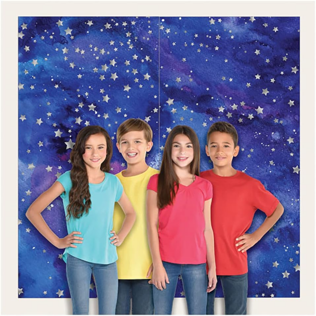 Galaxy Photo Backdrop Scene Setters 2pcs