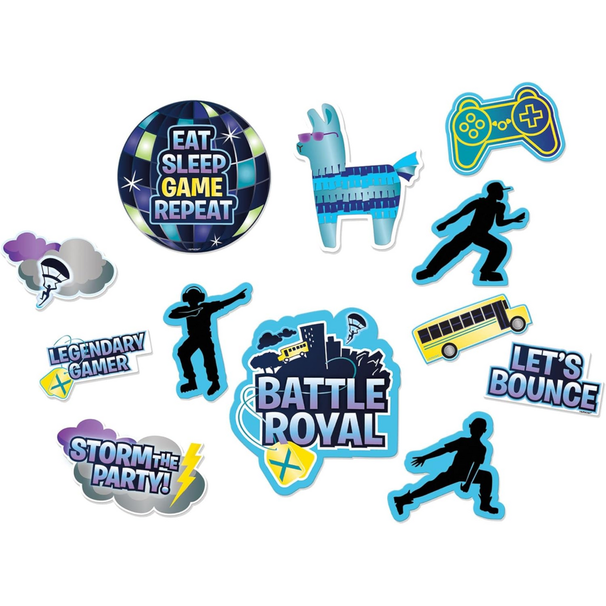Battle Royal Cutouts 12 Pieces