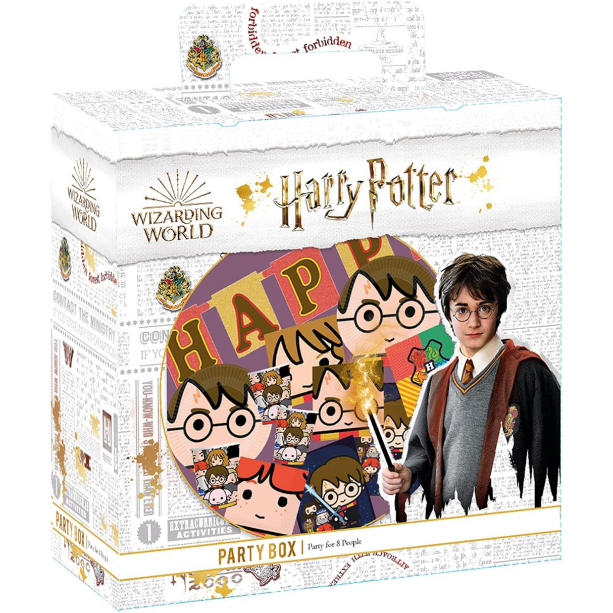 Harry Potter Party In A Box Tableware Kit for 8 Guests