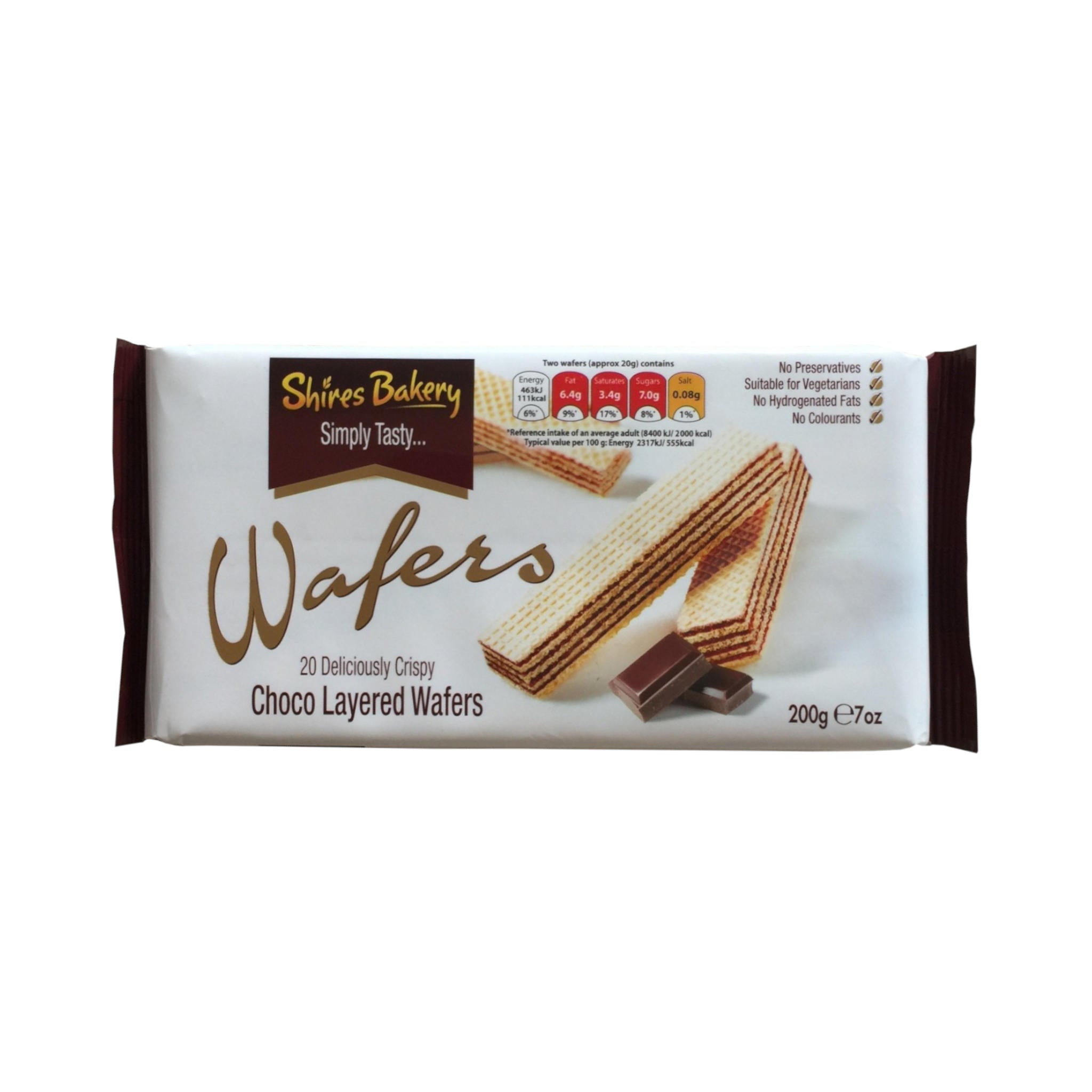 Shires Bakery Choco Layered Wafers | 200g