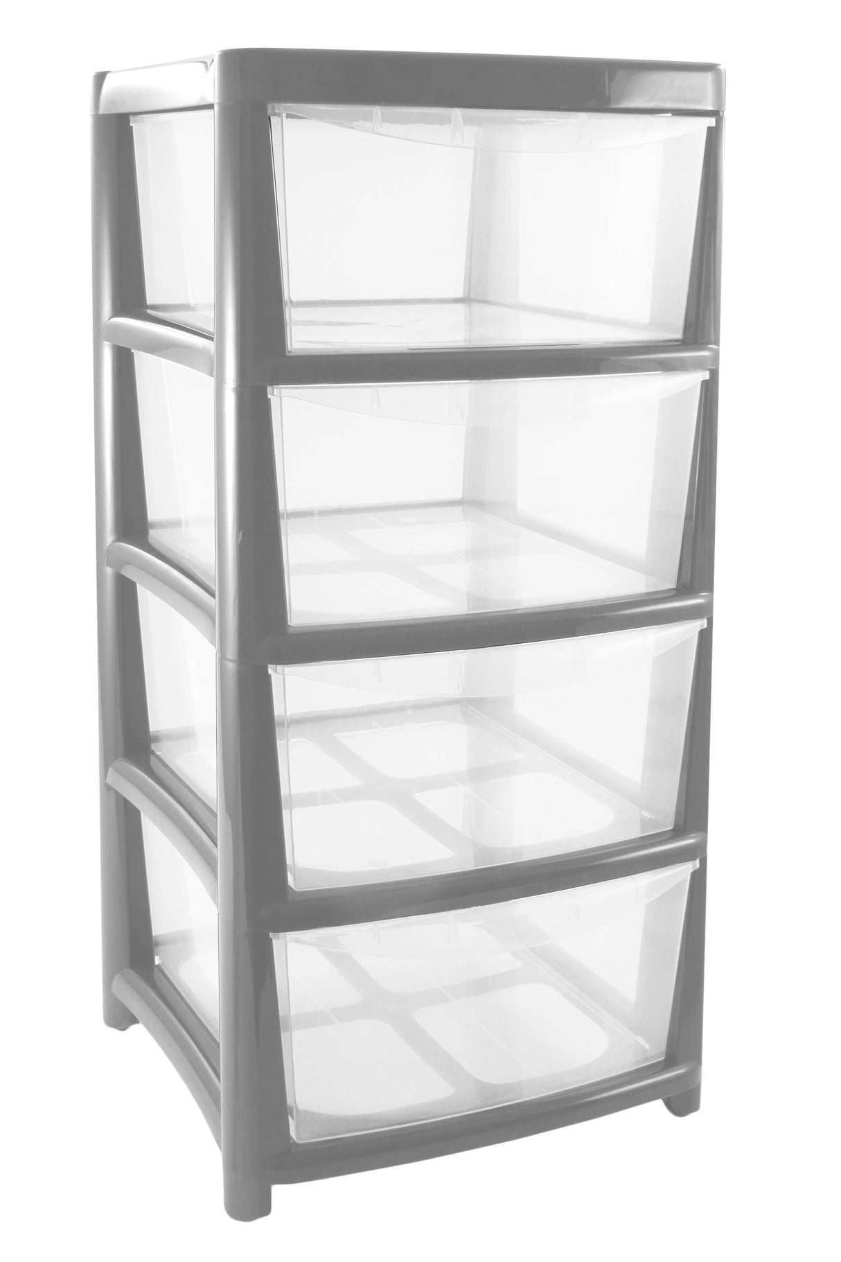 4 Drawer Tower Plastic Storage Unit