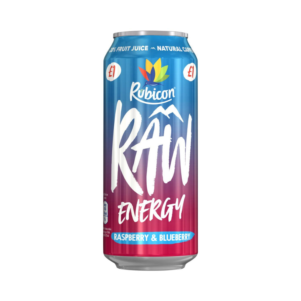 Rubicon Raw Energy Raspberry & Blueberry | 500ml