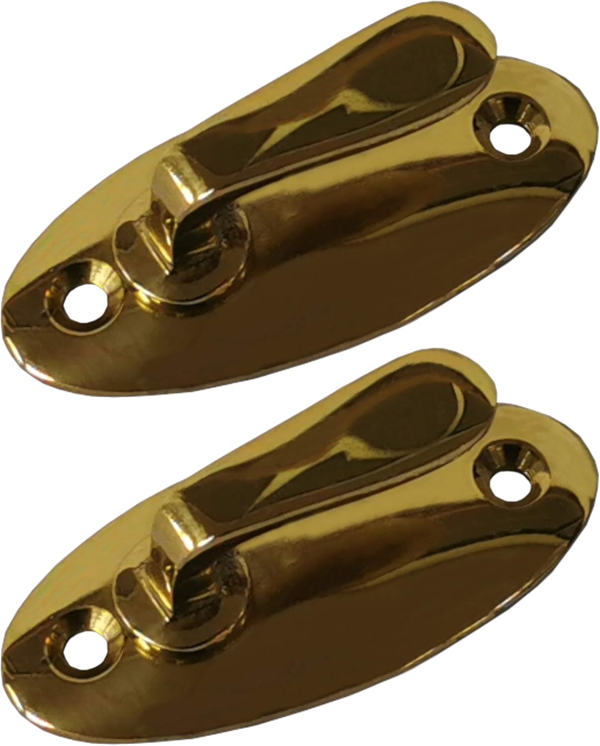 Swish Accents Elegance Tieback Hooks Brass Pack of 2