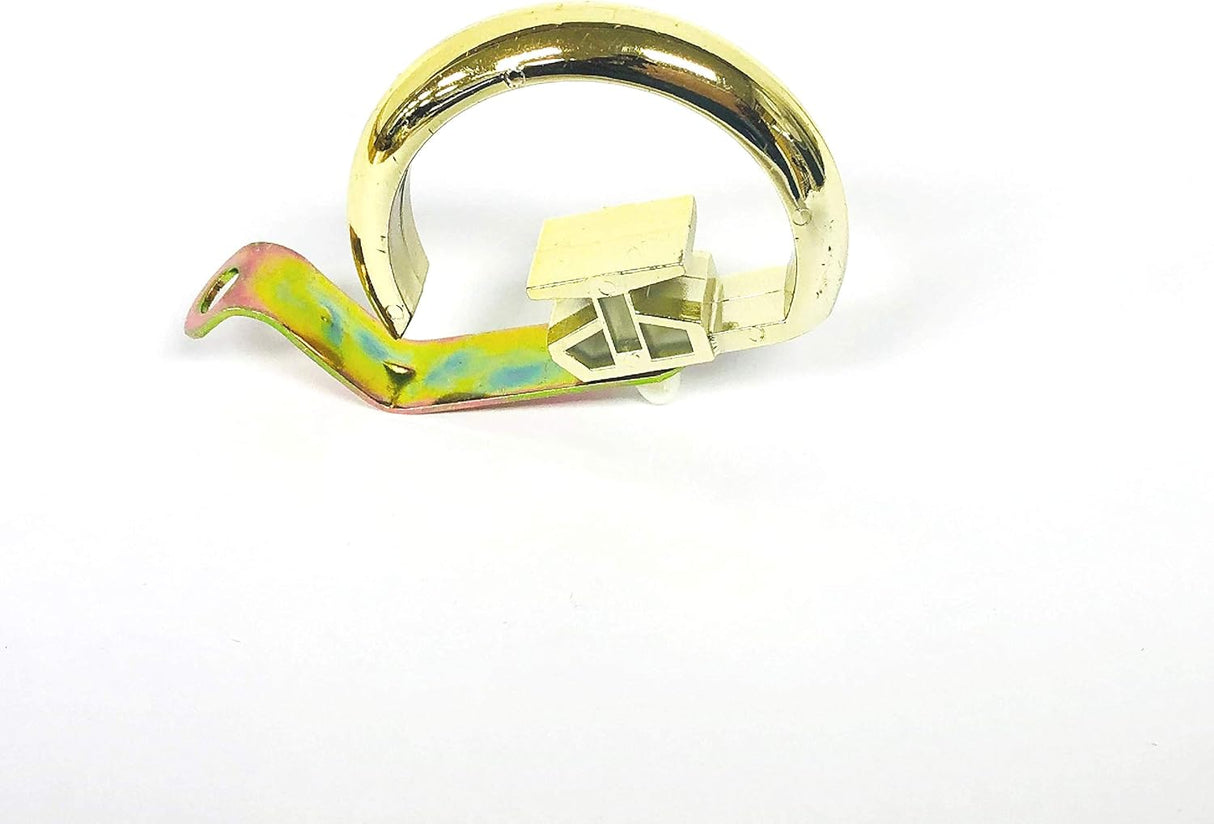 Curtain Ring Slides Suitable for use with 26mm Corded Brass Effect Pole Pack of 4