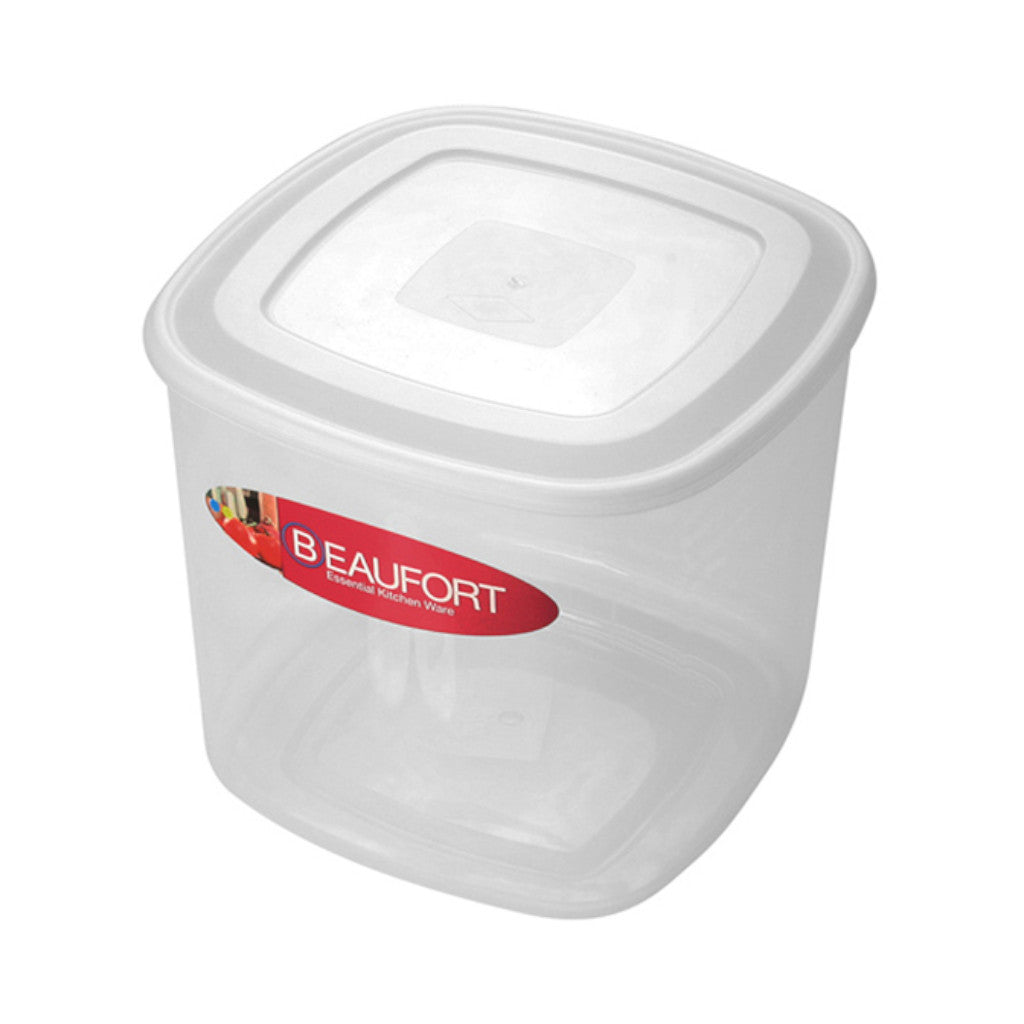 Square Upright Clear Food Storage Container with Airtight Lid