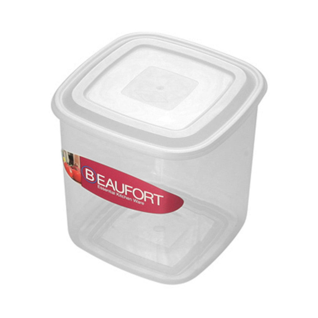 Square Upright Clear Food Storage Container with Airtight Lid