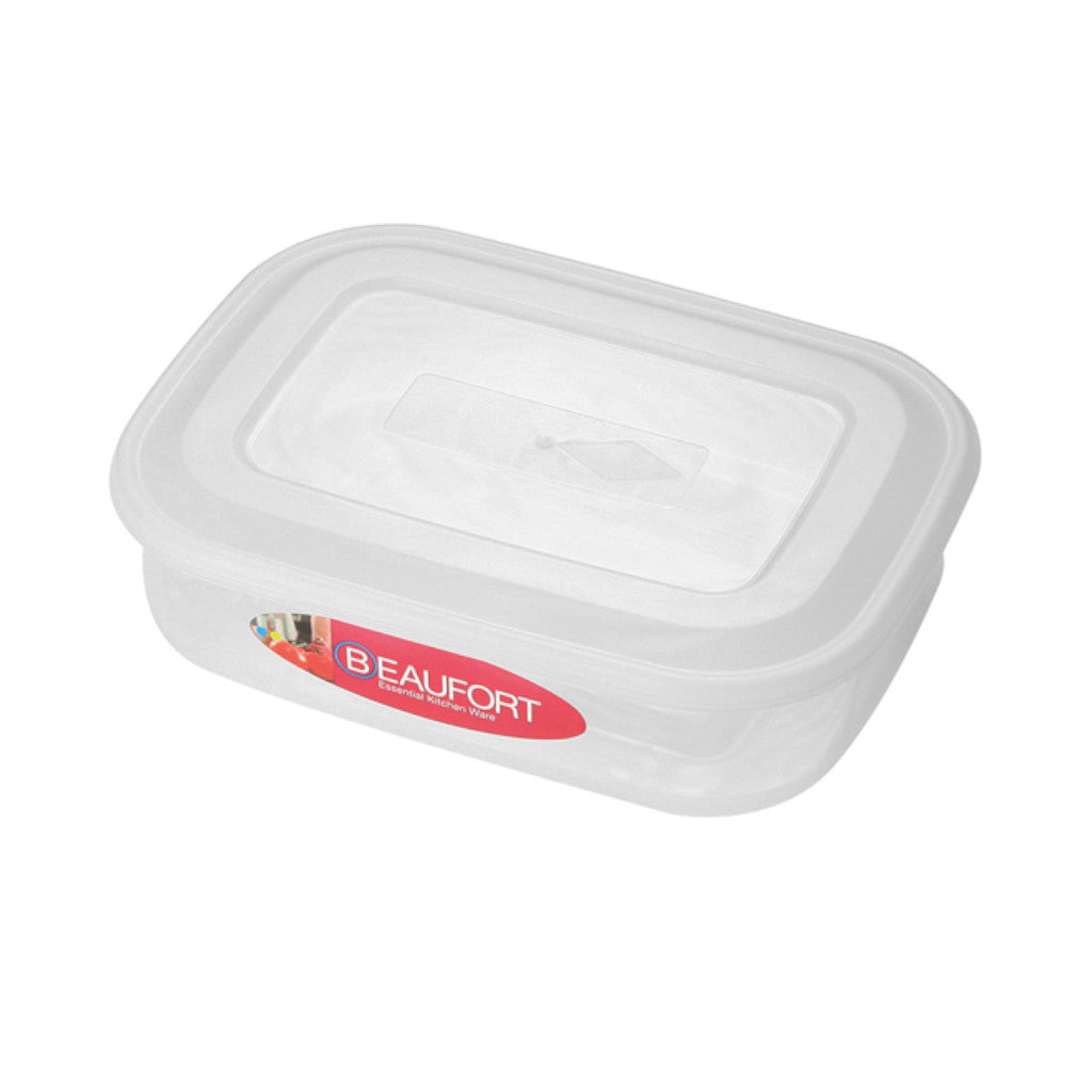 Rectangular Food Container with Lid Clear