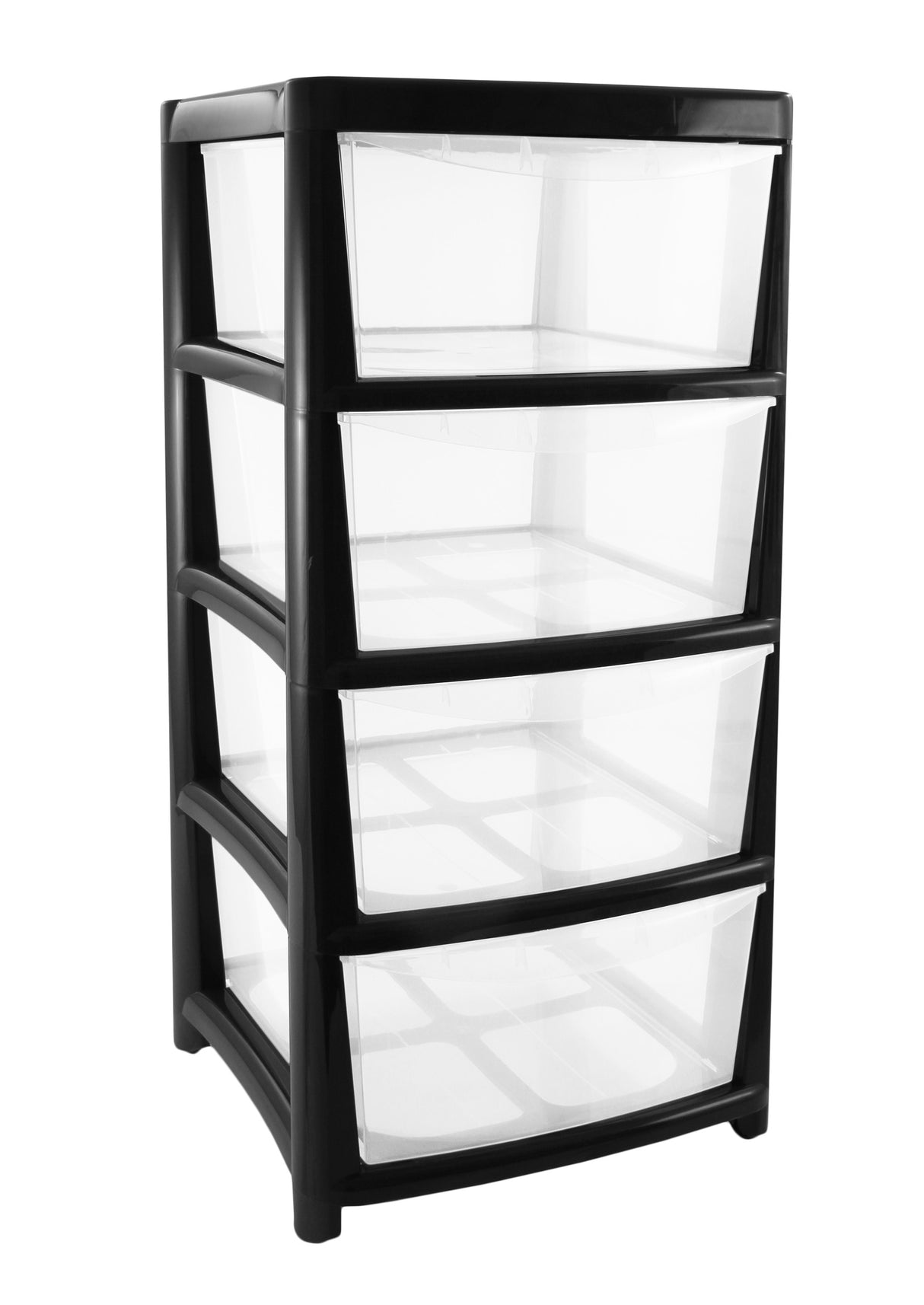 4 Drawer Tower Plastic Storage Unit