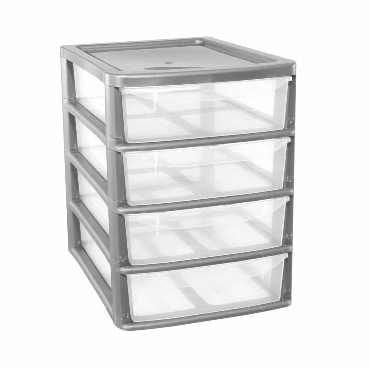 A4 4 Slim Drawer Unit Platinum