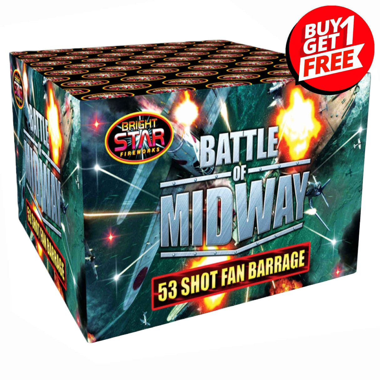 Battle of Midway 53 Shot Fan Barrage