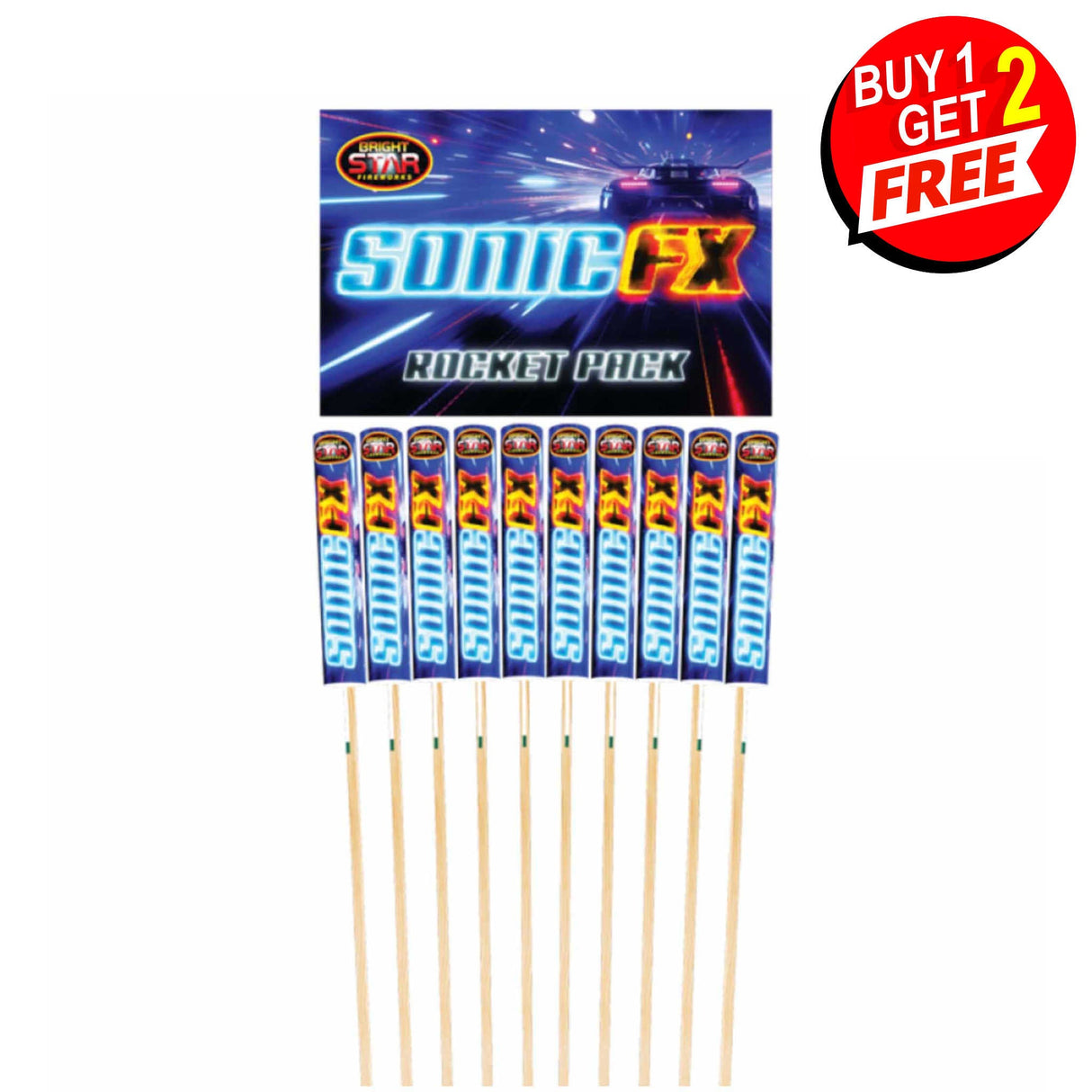 Sonic FX 10 Piece Rockets