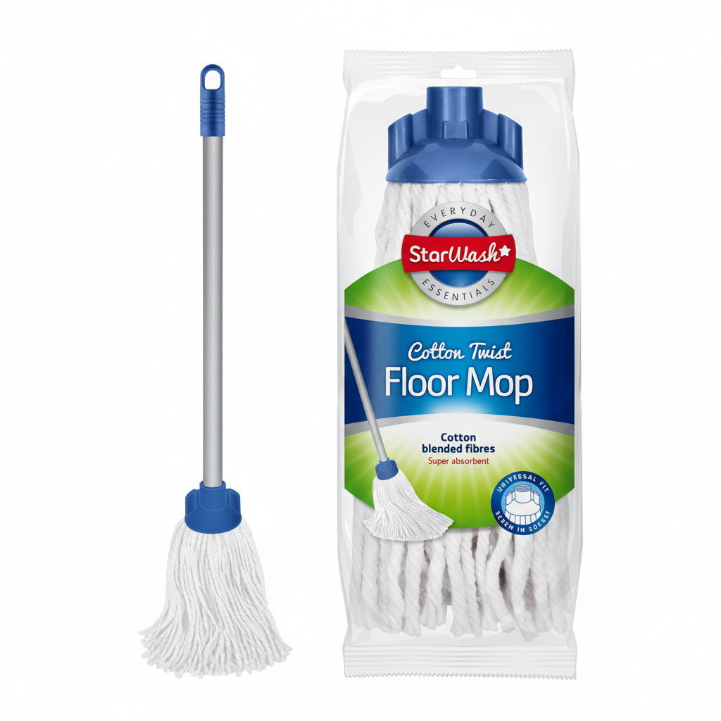 Starwash 150g Cotton Mop With Handle