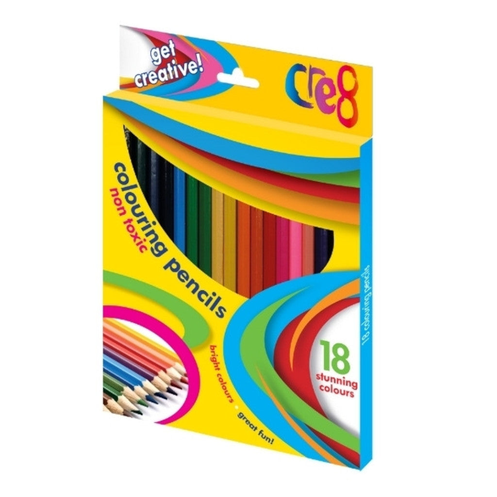 Cre8 Colouring Pencils | 18 Colours