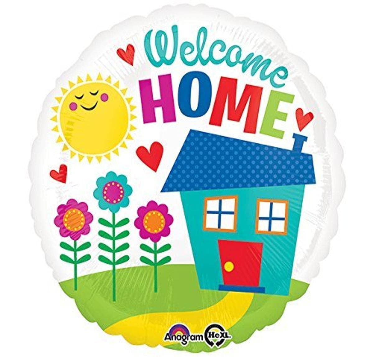 Welcome Home Foil Balloon 17in (43cm)