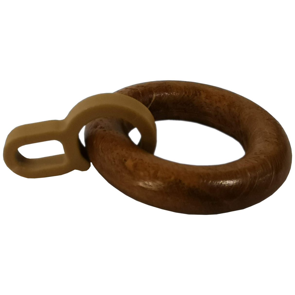 Wood Curtain Pole Decorative Rings Pack of 10